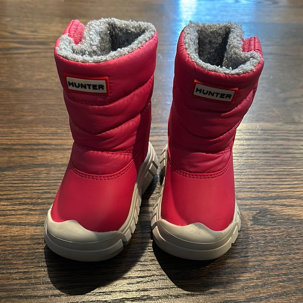 Hunter Kids' Pink Winter Boots